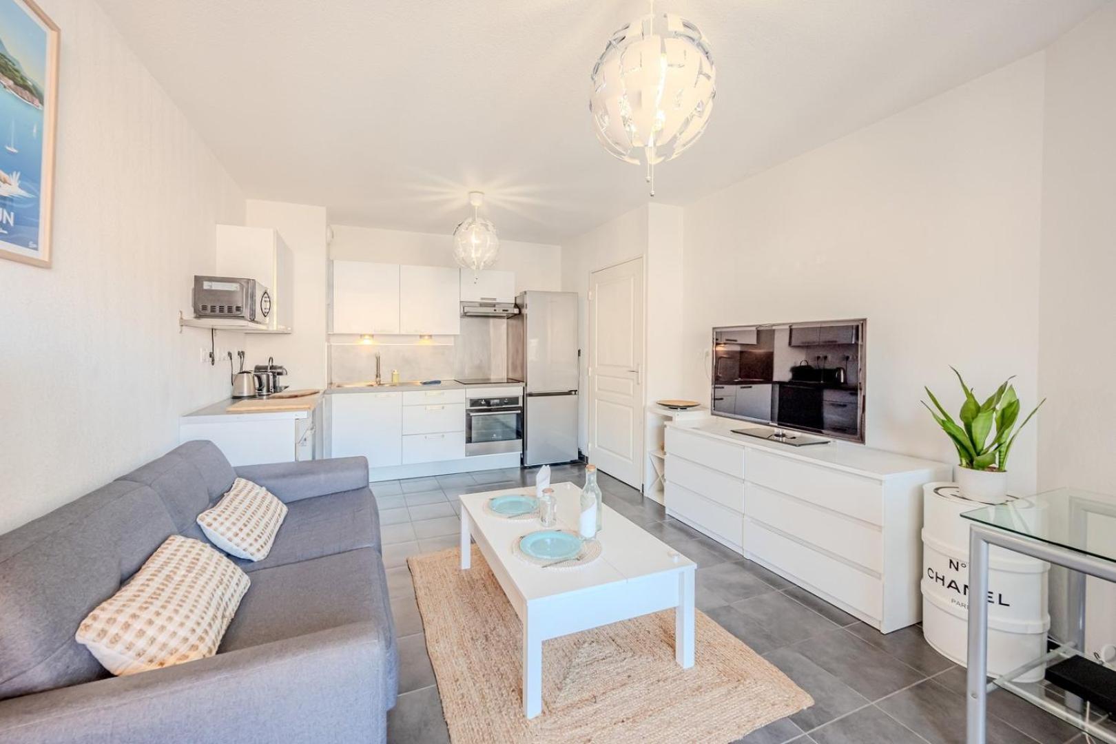 Апартаменти Le Neroli T2 Dernier Etage Avec Terrasse Et Garage Тулон Екстер'єр фото
